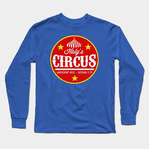 Haly's Circus (Distressed) Long Sleeve T-Shirt by PopCultureShirts